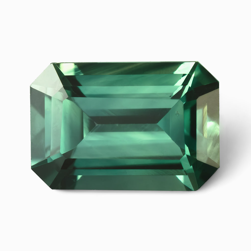 6x4mm Octagonal Green Sapphire - 0.64ct (SAGE64A)