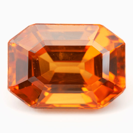 7x5mm Octagonal BE Orange Sapphire (SAOE75)