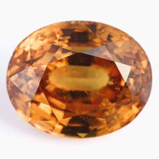 8.00x6.51mm Oval No Heat Orange Sapphire (SAOV865)