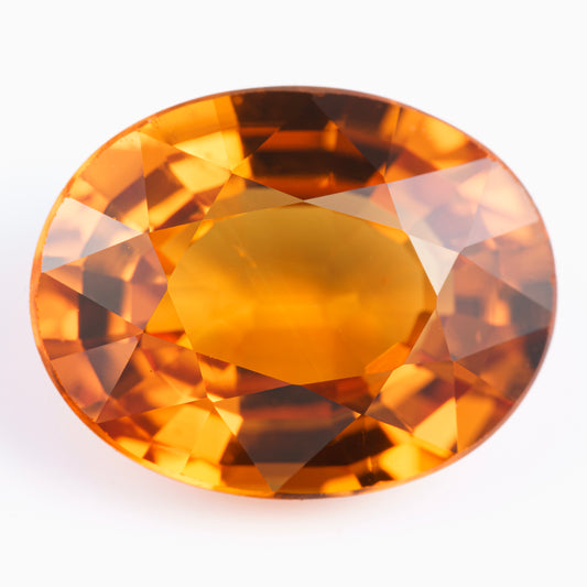 9.06x7.09mm Oval Orange BE Sapphire (SAOV97)