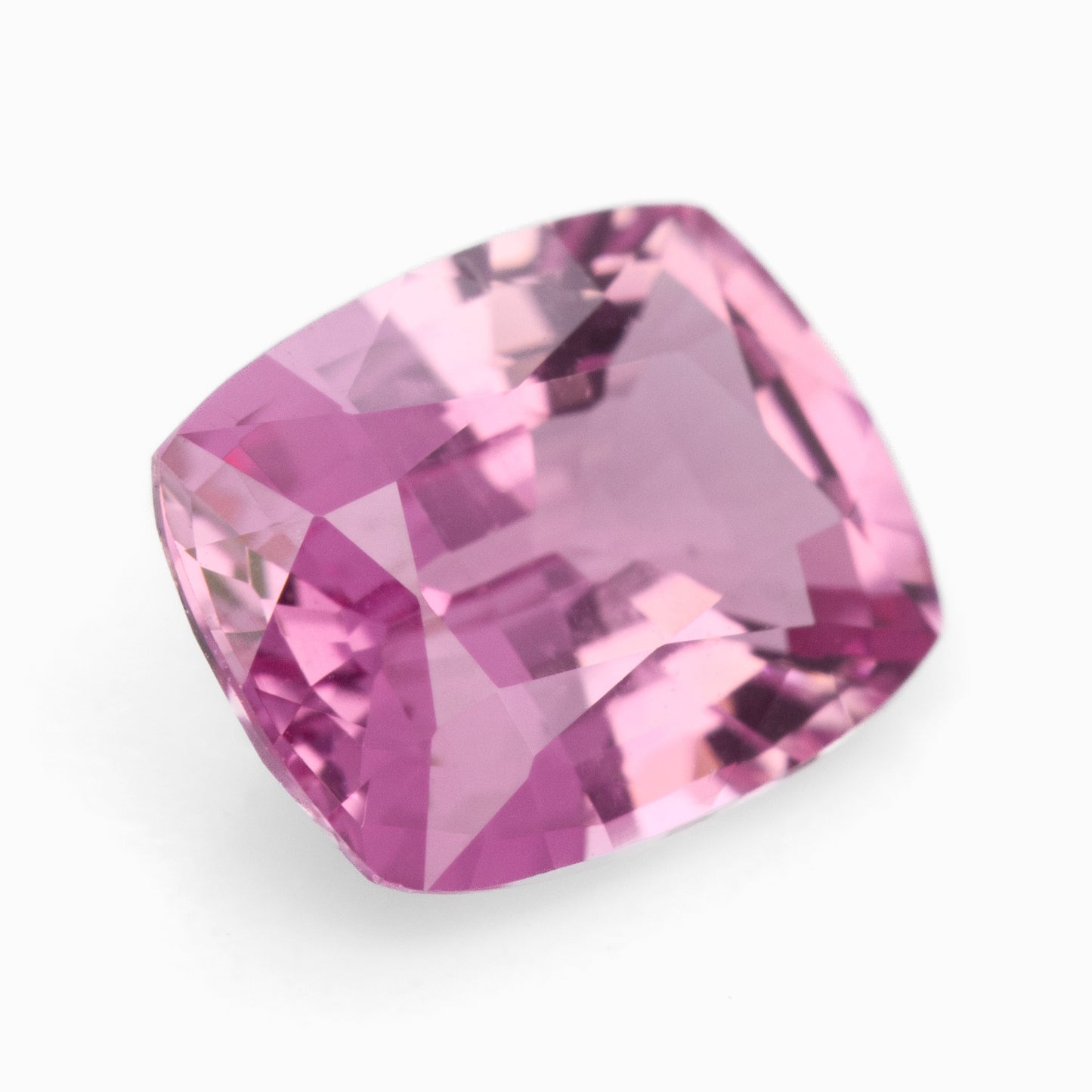 6.12x4.83mm Cushion Pink Sapphire - No Heat - Certificated (SAPCU004)