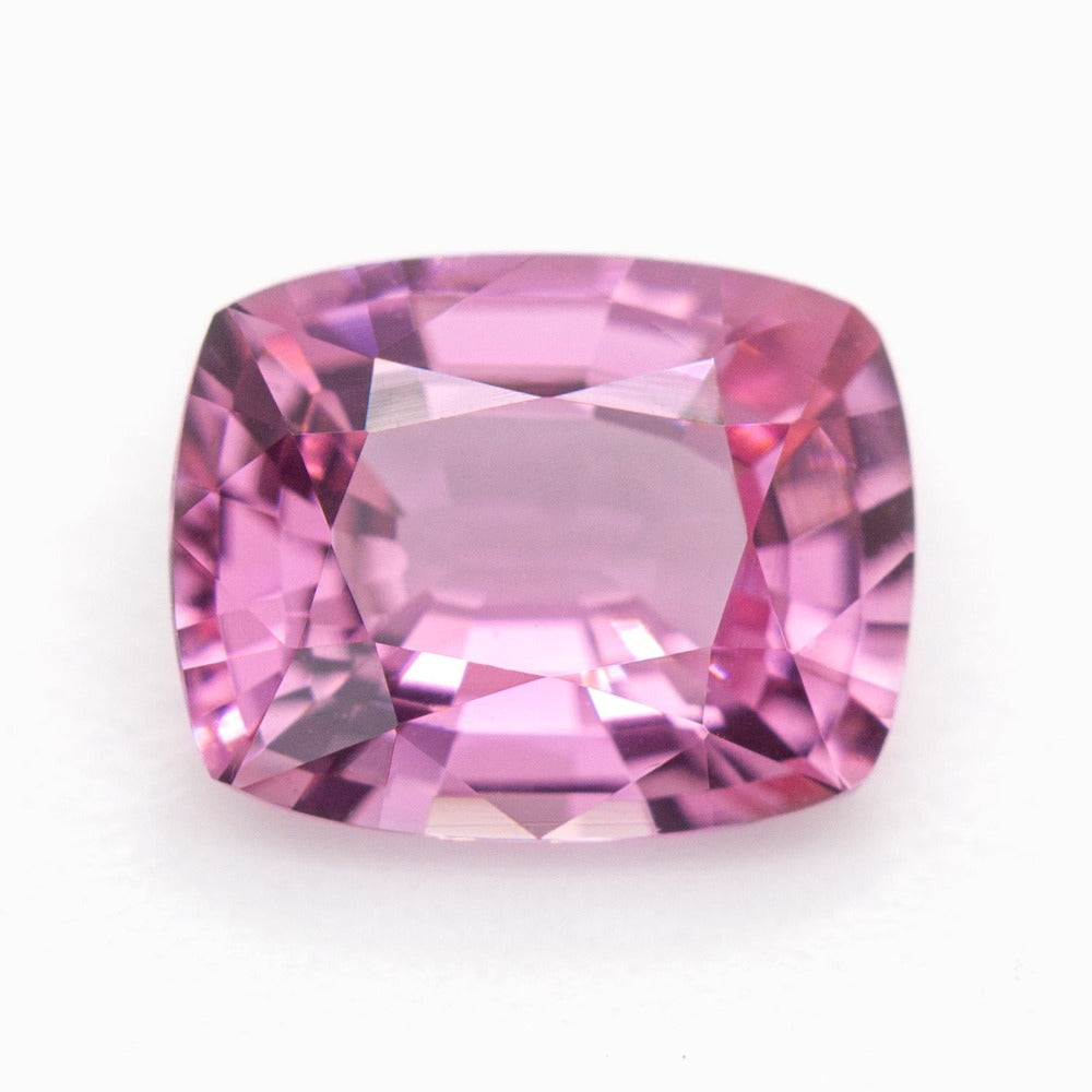 6.12x4.83mm Cushion Pink Sapphire - No Heat - Certificated (SAPCU004)