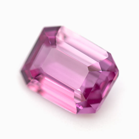 7.4x5.87mm Octagonal Pink Sapphire - No Heat - Certificated (SAPE001)