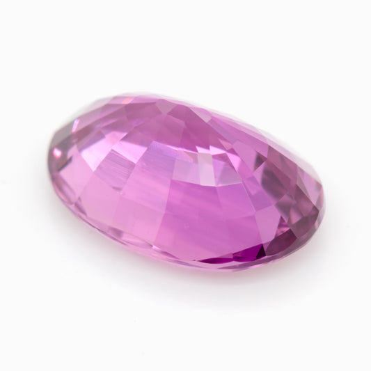 9.65 x 6.82mm Oval Purple Sapphire Certificated (SAPUV9768)
