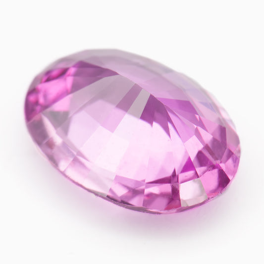 8.38x6.47mm Madagascan Pink Oval Sapphire Certificated (SAPV008)