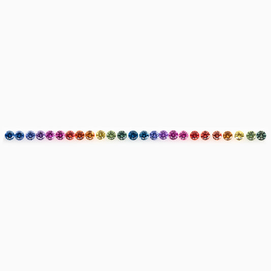 1.50mm Round Rainbow Sapphire Set (SARR201)