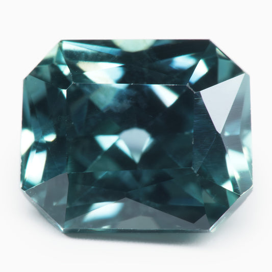 5x4mm Pair of Octagonal Teal Sapphire (SATE007)