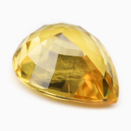 10.15x7.94mm Pear-Shape Yellow Sapphire (SAYPS108)