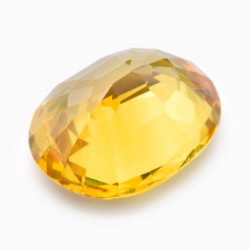 12x9.8mm Oval Yellow Sapphire (SAYV1012)