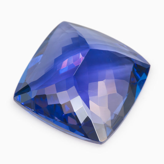 13.7x13.7mm Cushion Tanzanite (TAMX15)