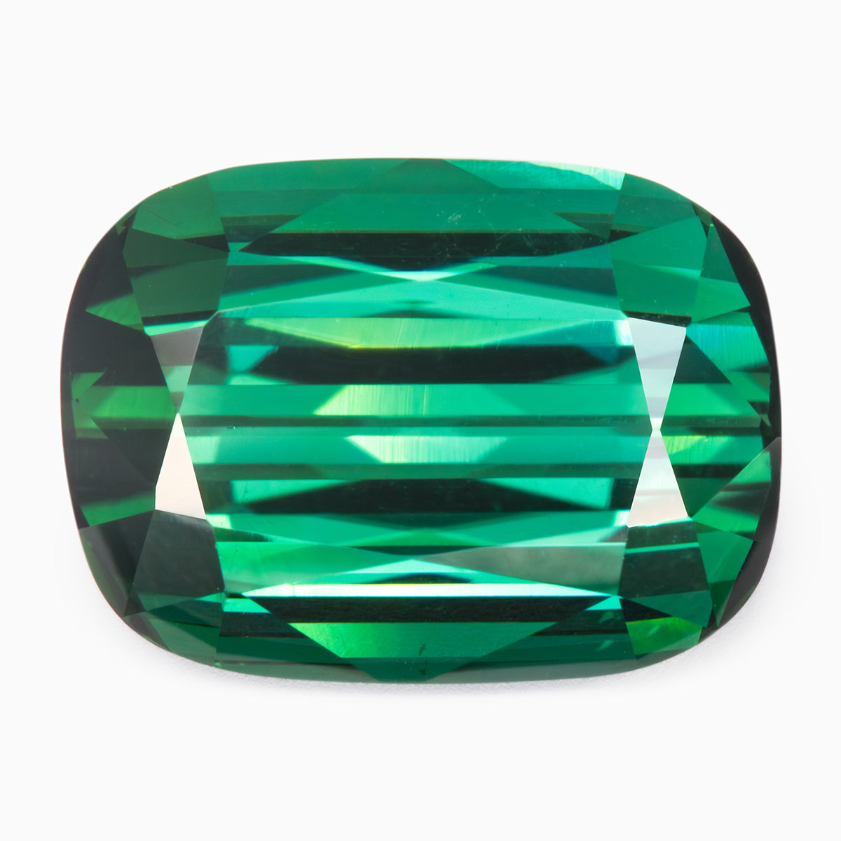 12x9mm Pair of Cushion Green Tourmaline (TOGCU003)