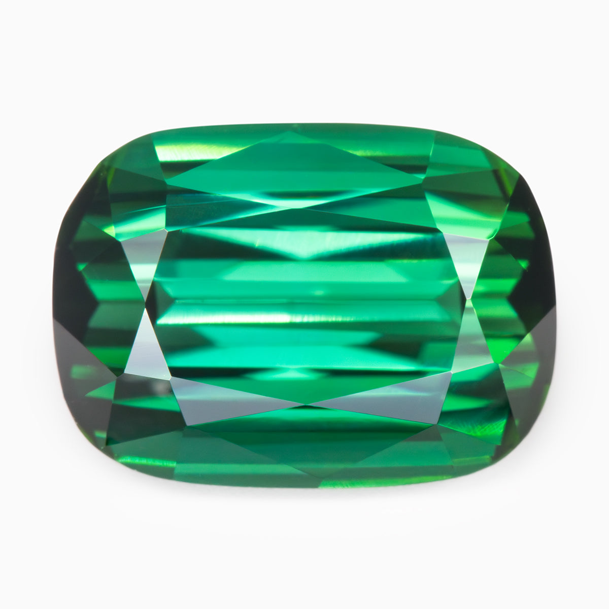 12x9mm Pair of Cushion Green Tourmaline (TOGCU003)