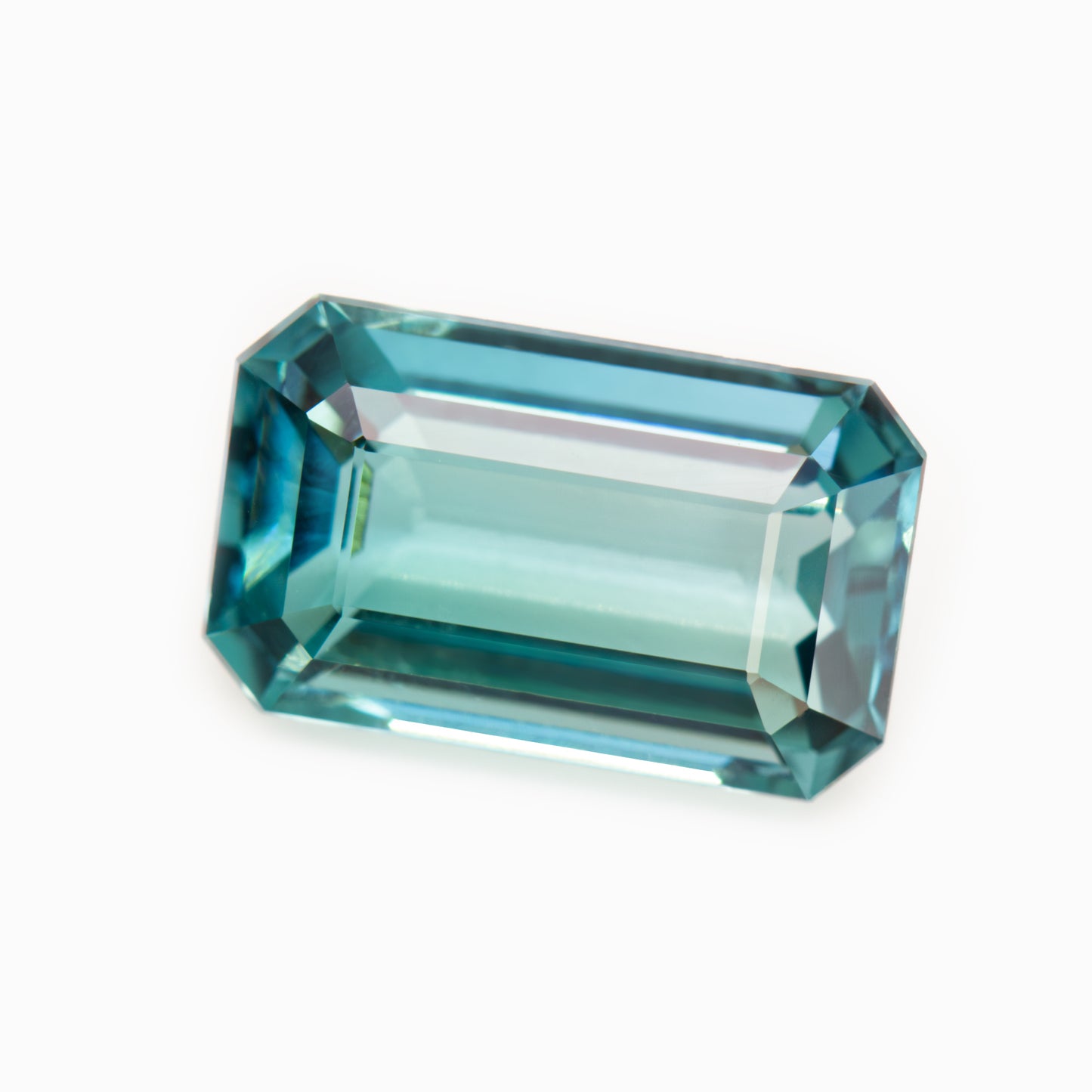 8.99x5.55mm Octagonal Teal Tourmaline Certificated (TOGE002)