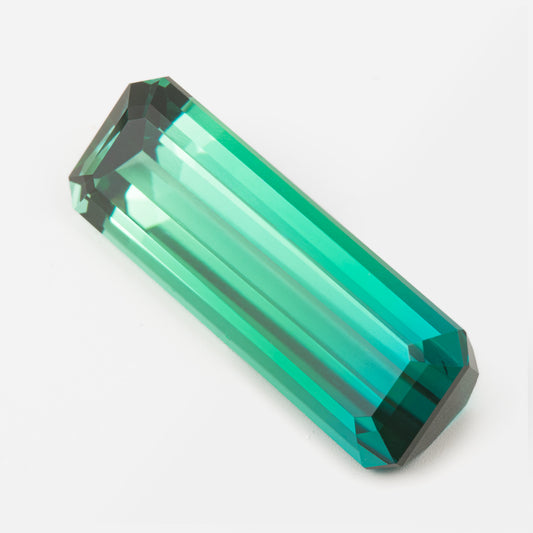 15.48x5.36mm Octagonal Lagoon Tourmaline - Certificated (TOGE006)