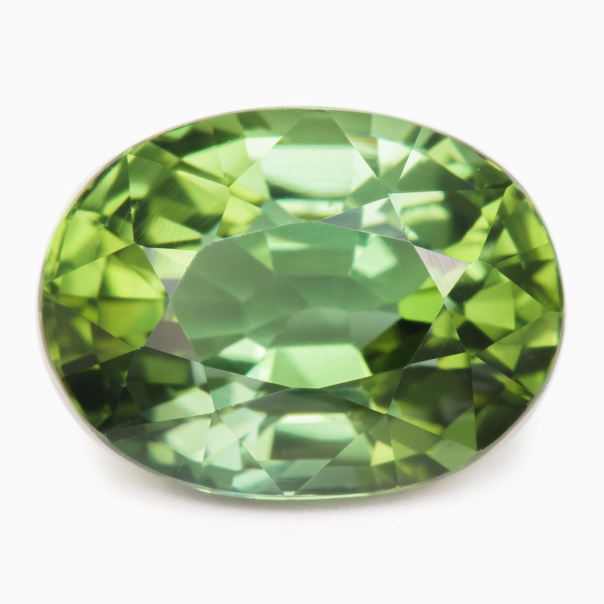 8.80x6.57mm Oval Green Tourmaline (TOGV011)