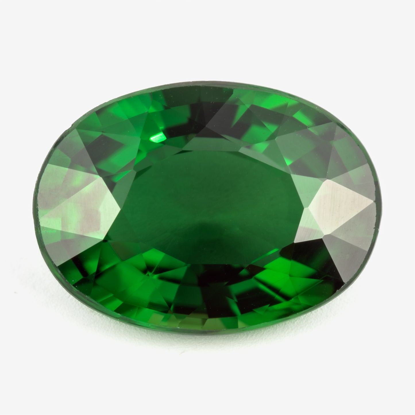8x6mm Oval Green Tourmaline (TOGV015)