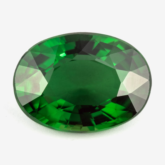 8x6mm Oval Chrome Green Tourmaline (TOGV015)