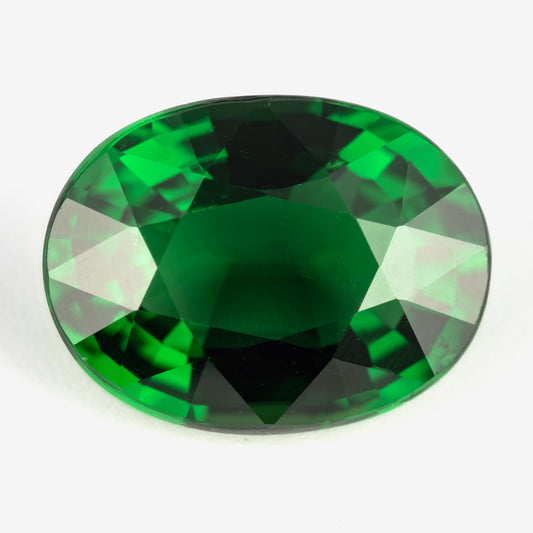 8x6mm Oval Green Tourmaline (TOGV015)