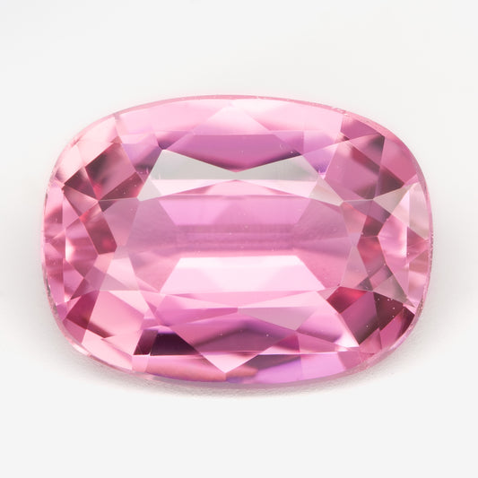 8.01x6mm Cushion Pink Tourmaline (TOPCU005)