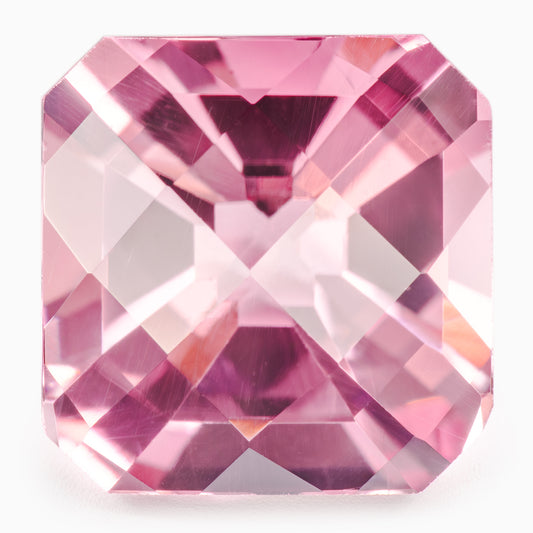 8.5mm Octagonal Chequerboard Pink Tourmaline (TOPOCTCH01)