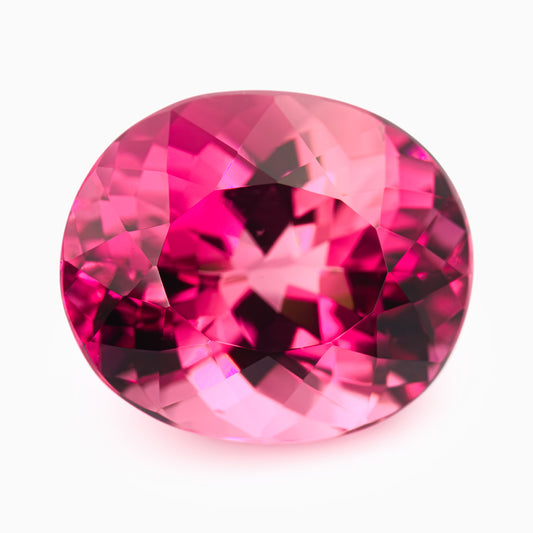 9.75x8.3mm Oval Brazilian Pink Tourmaline (TORBV108)