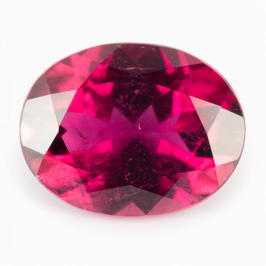 8.95x6.95mm Oval Brazilian Rubellite Tourmaline (TORBV97)