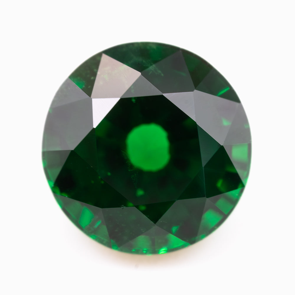 6.52mm Round Tsavorite Garnet Certificated (TSR002)