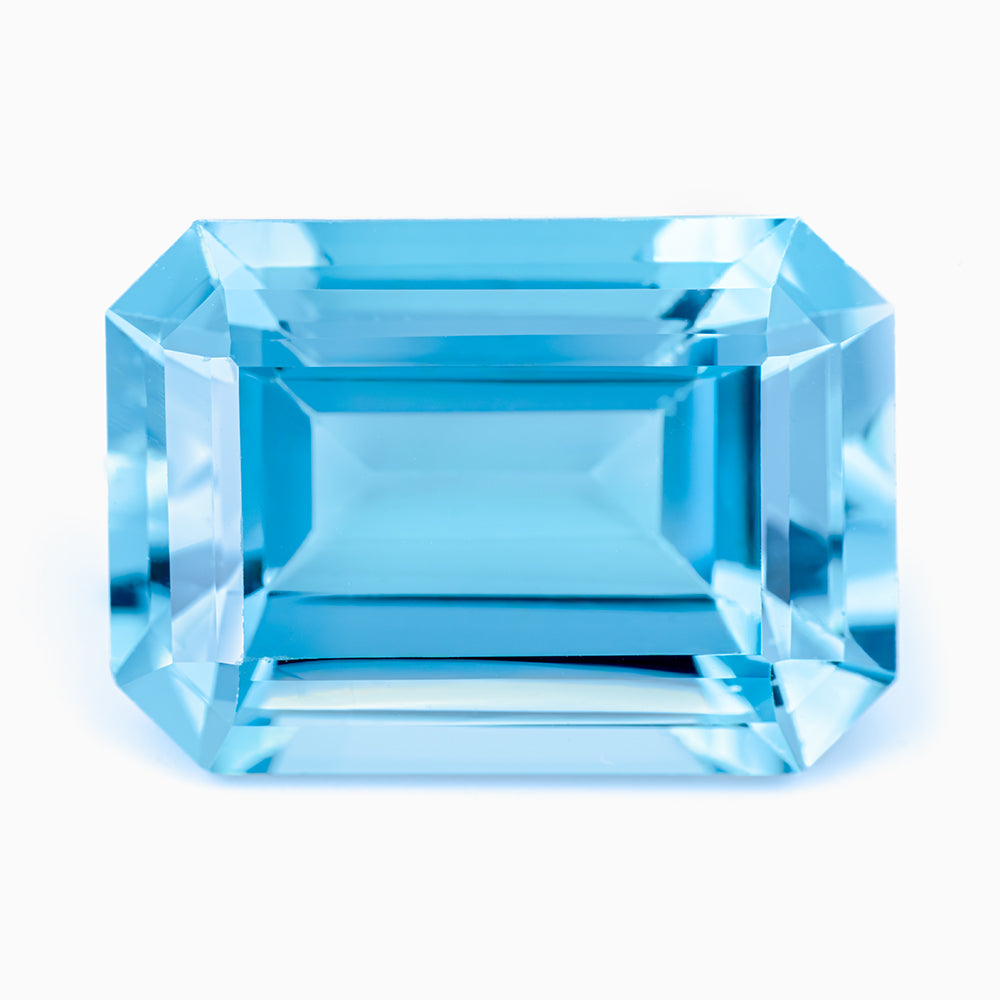 20x15mm Octagonal Swiss Blue Topaz (TZEL2015B)