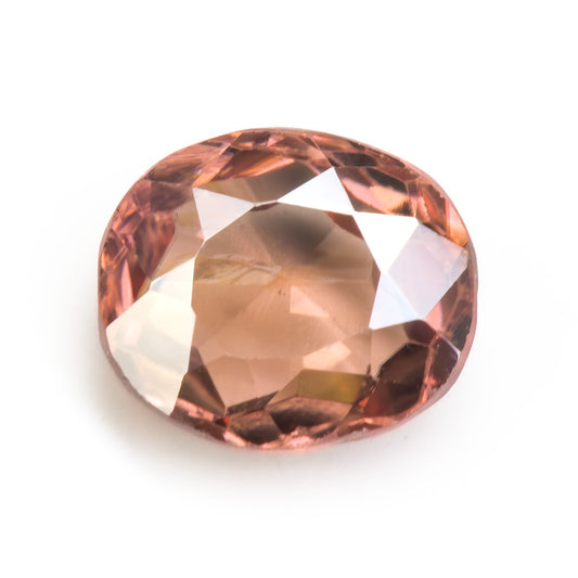 7x6mm Oval Cushion Brown Zircon (ZI040)