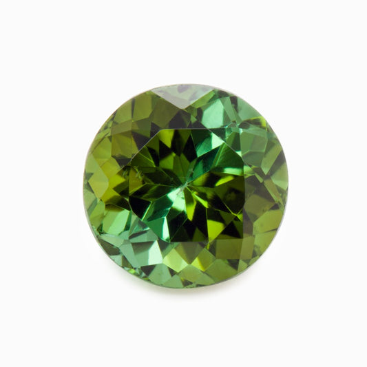 7.7mm Round Green Tourmaline (TOGR80 - CSXB1)