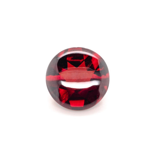 10mm Buff-top Round Garnet (GARBT10)