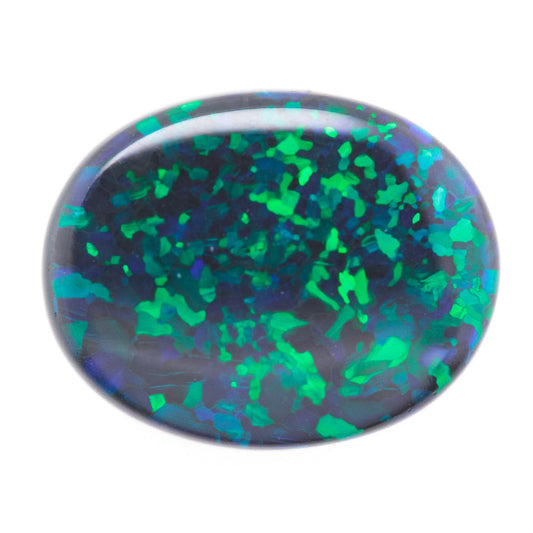 12.7x10.1mm Oval Black Opal (OPBV12710)