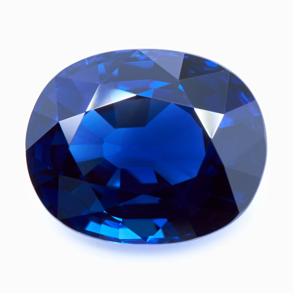 9.91x8.04mm Oval Ceylon Sapphire Certificated (SACV108)