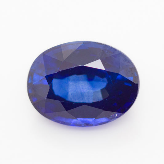8.87x6.76mm Oval Ceylon Sapphire Certificated (SACV97AW)