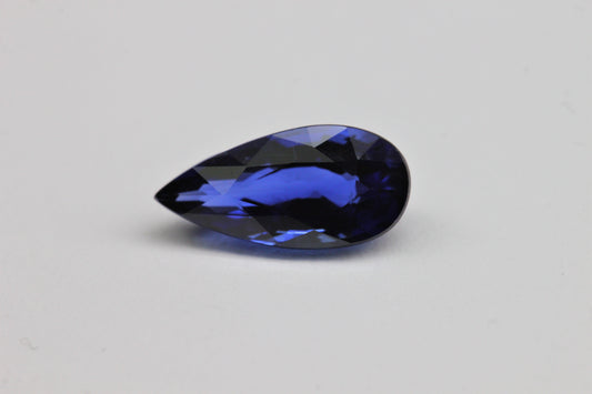 9.5x4.5mm Pear-Shape Mozambique Sapphire (SAMZP85)