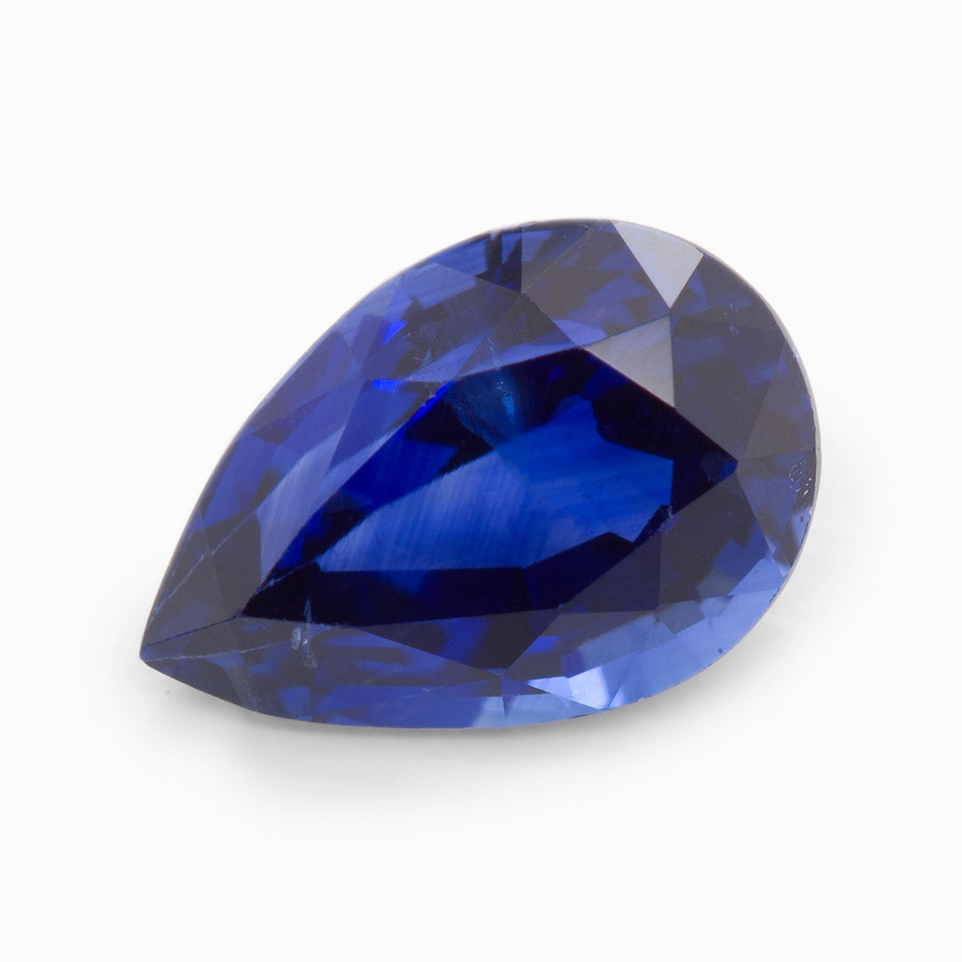 6.79x4.66mm Pear Ceylon Sapphire Certificated (SAP104)