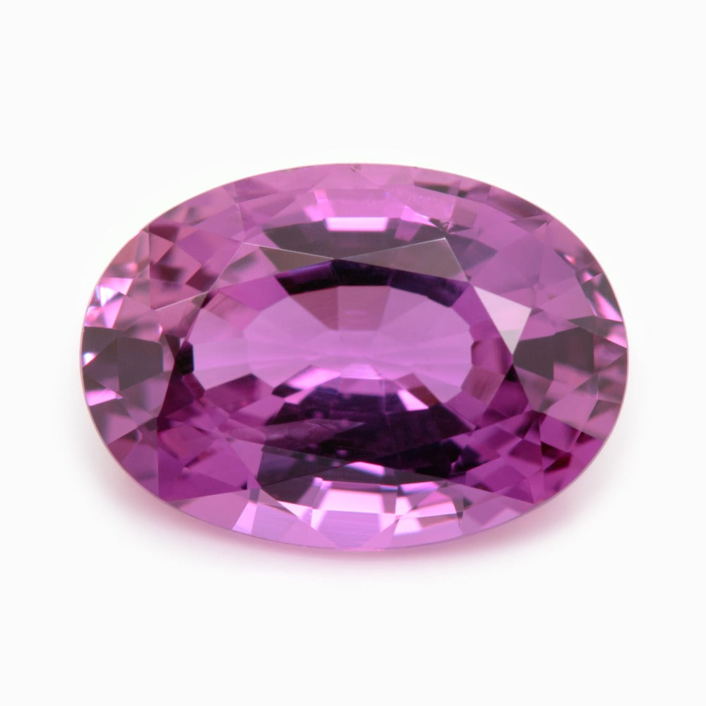 9.65 x 6.82mm Oval Purple Sapphire Certificated (SAPUV9768)