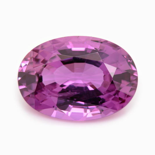 9.65 x 6.82mm Oval Purple Sapphire Certificated (SAPUV9768)