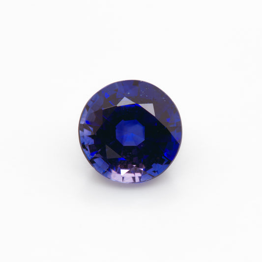 [SOLD] 5mm Round Madagascan Sapphire Certificated (SAR108)