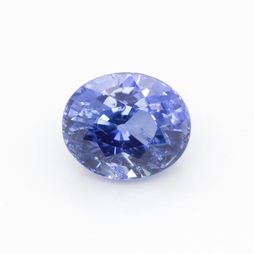 7.02x5.9mm Oval Unheated Sapphire Certificated (SAV159)