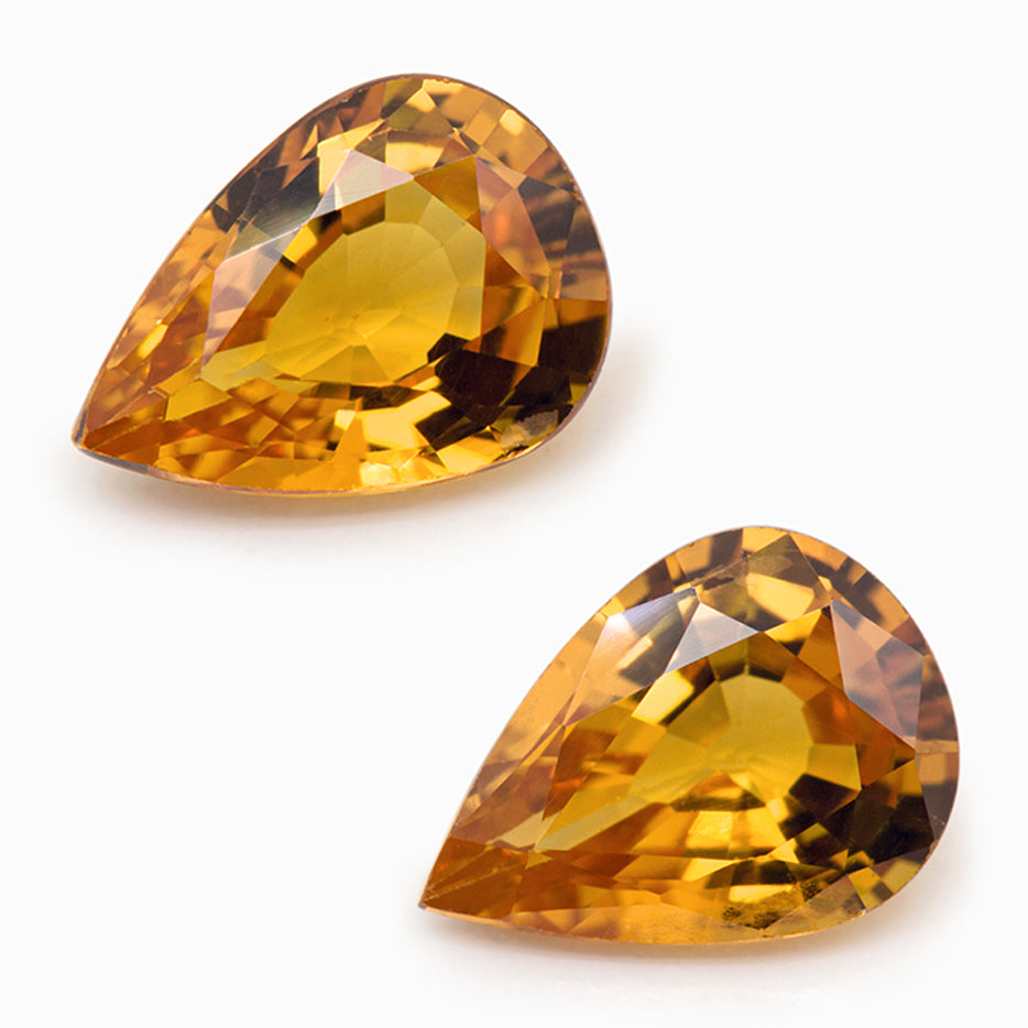 7x5mm Pear-Shape Yellow Sapphires (SAYV75T)