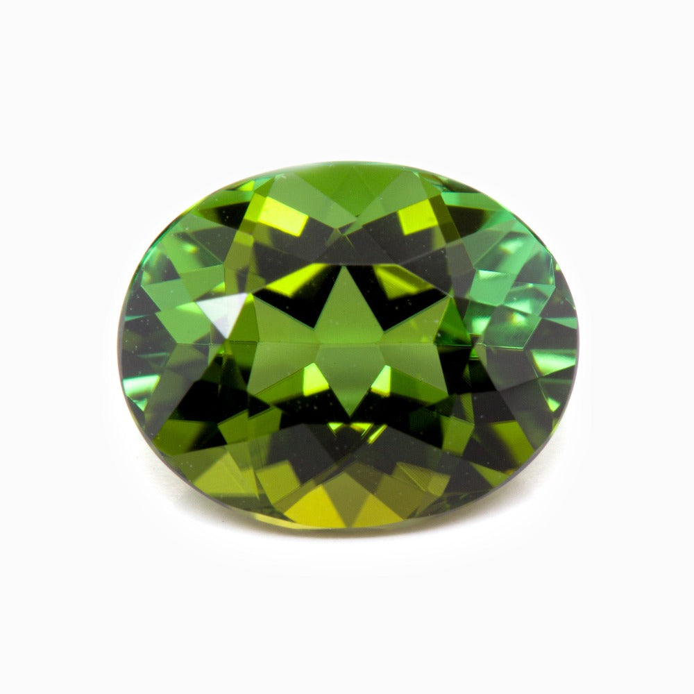10x8mm Oval Green Tourmaline (TOGV108)