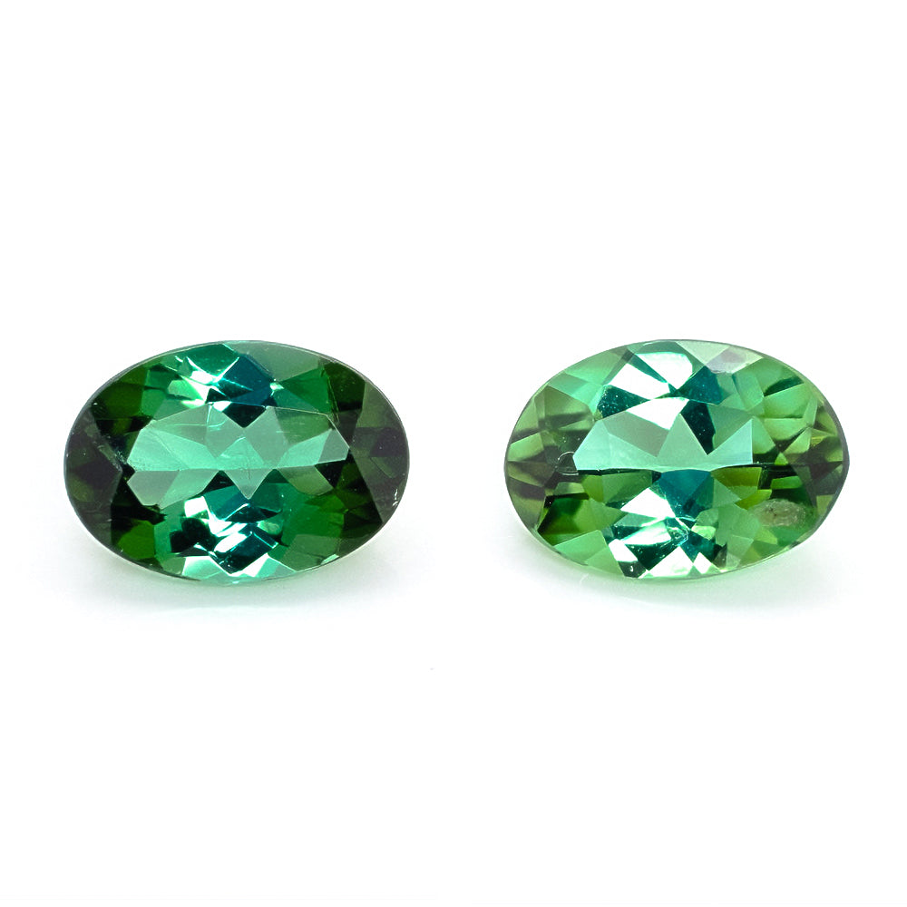 7x5mm Oval Green Tourmaline (TOGV75A)