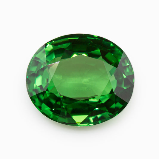 8.74x7.49mm Oval Tsavorite Garnet (TSV8775)