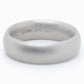 (SOLD) Niessing 6mm Pointed Oval Shank Profile Ring - Platinum Silk Matt (AOYNTPO6P-23)