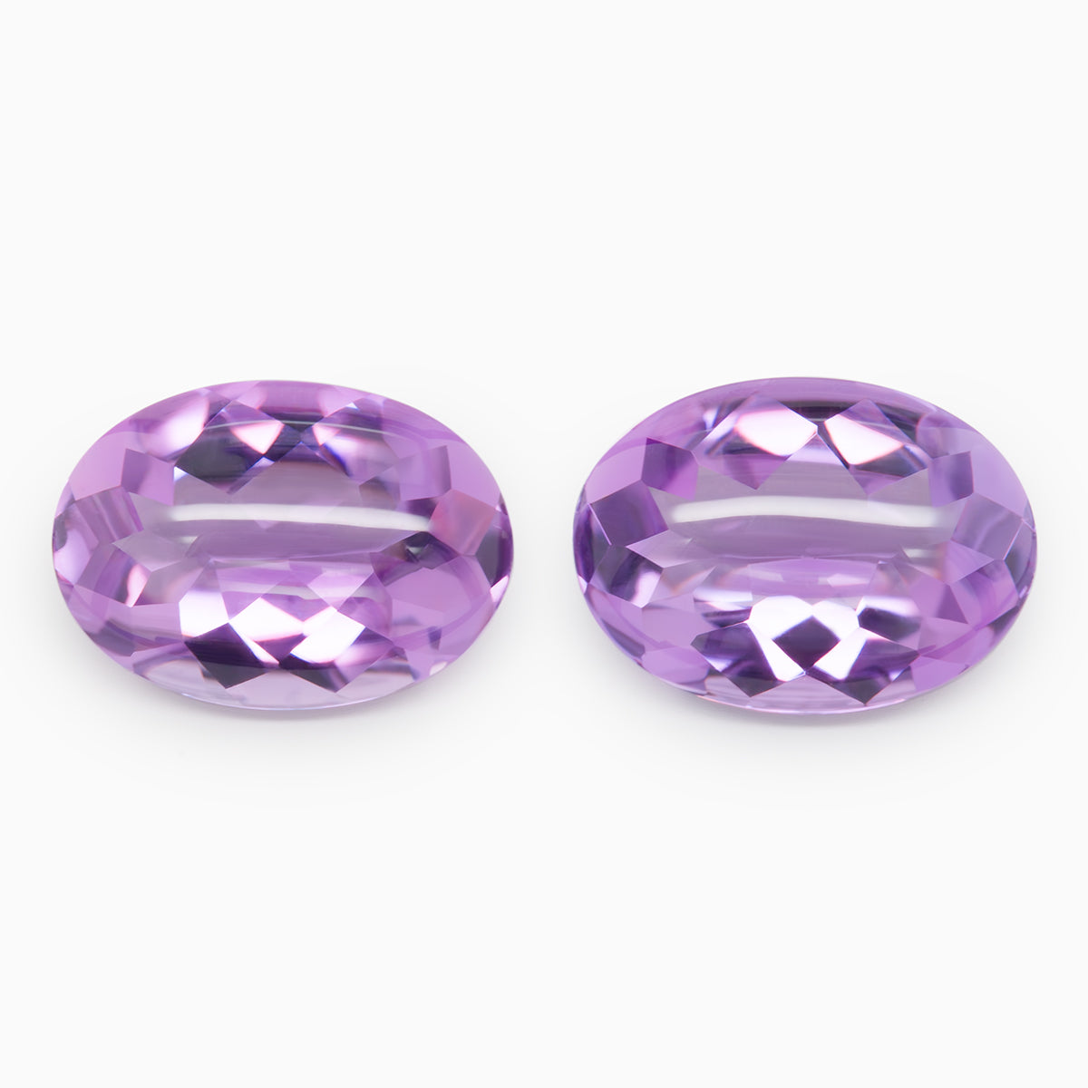 14x10mm Oval Buff Top Amethysts (AMVB1410)