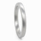 (SOLD) Niessing 3mm Square/Soft Shank Profile Ring - Platinum Silk Matt (AOYNTSS3P-21)
