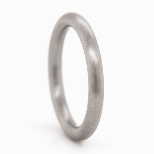 [SOLD] Niessing 3mm Round Shank Profile Ring - Platinum (AOYNTR3P-1)