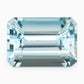 10.97x7.78mm Octagonal Madagascan Aqua - Certificated (AQE006)