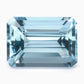 10.97x7.79mm Octagonal Madagascan Aqua - Certificated (AQE007)